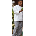 Black Baggy Chef Pants with 3" Elastic Waist (2XL-3XL)